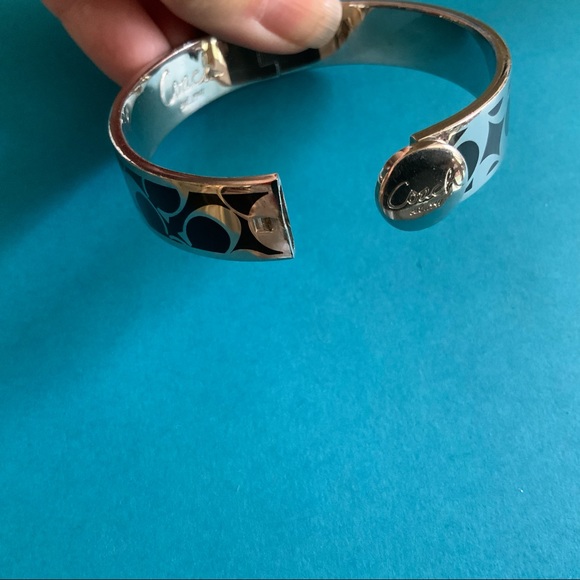 Coach Silver & Black Bracelet - Picture 2 of 4